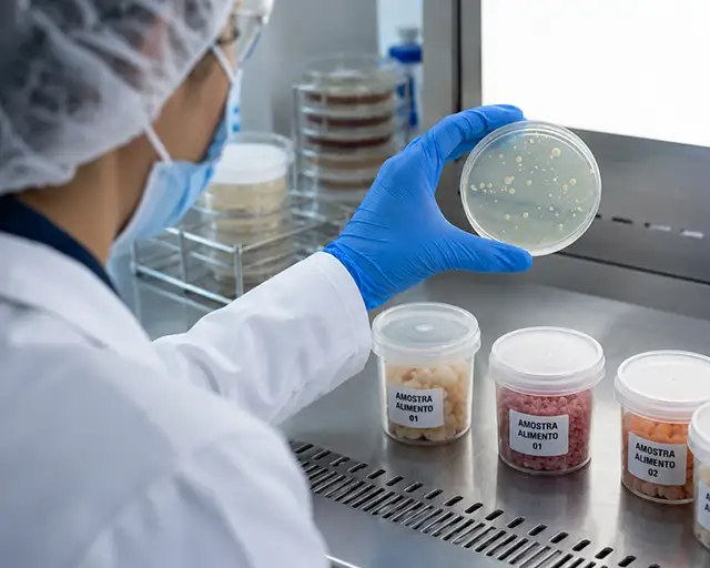 Análise microbiológica de alimentos