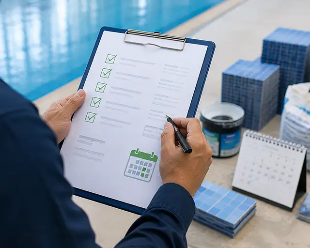 ART em reformas e manutenções de piscinas