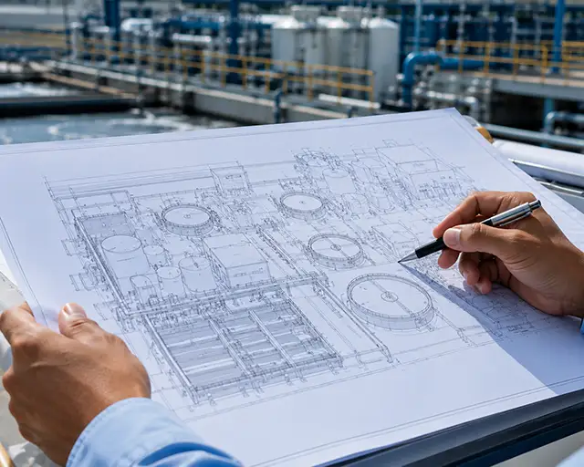 Projeto de ETE industrial
